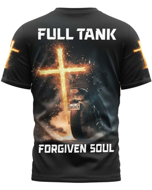 Full Tank Forgiven Soul All Over Print T-Shirt