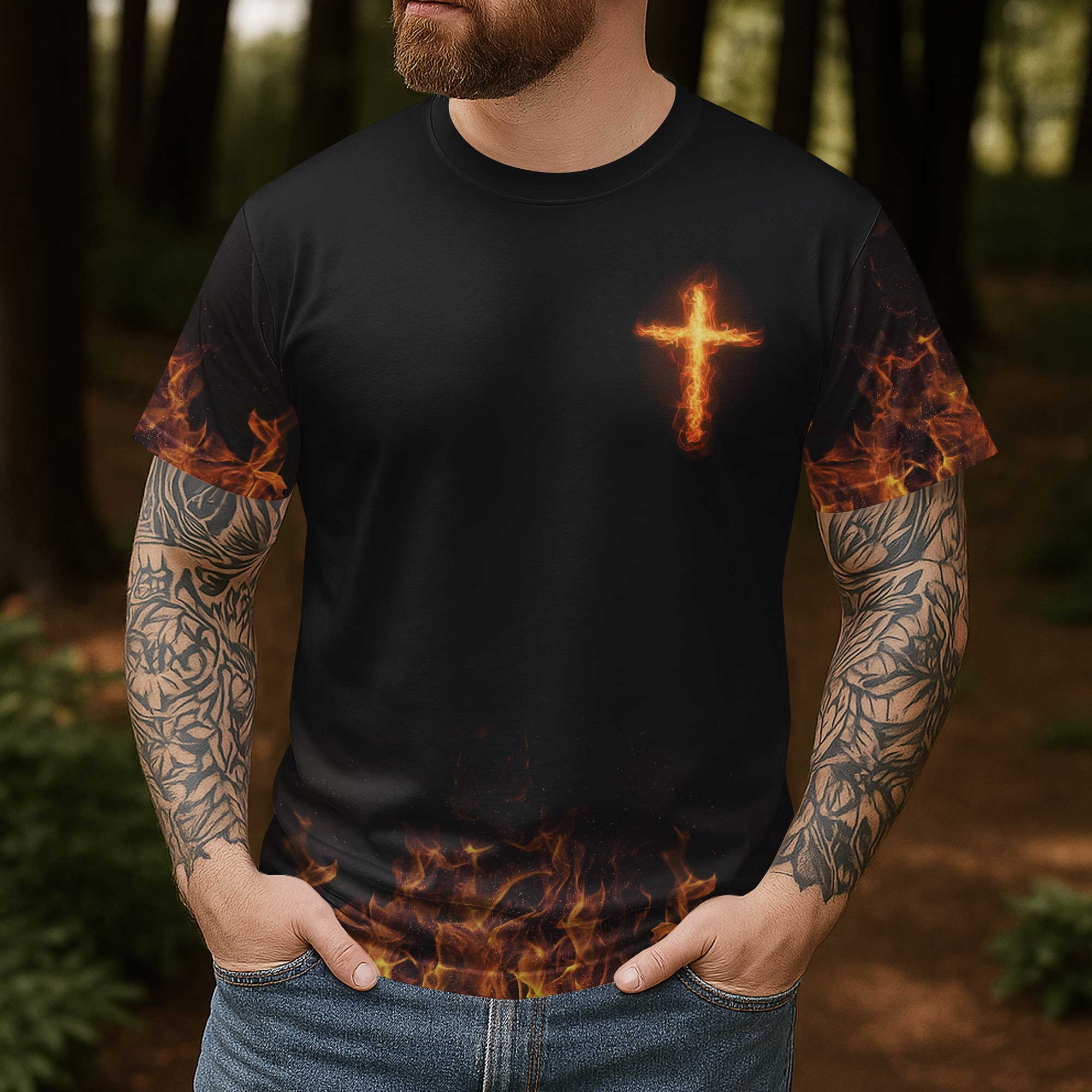 I Am A Warrior Of God All Over Print T-Shirt