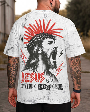 Jesus Is A Punk Rocker Shirt