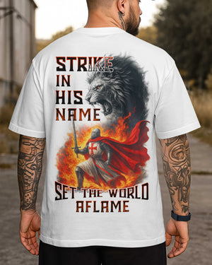 Strike In His Name All Over Print T-Shirt