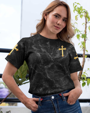 Be Still Before The Lord And Wait Patiently For Him All Over Print T-Shirt