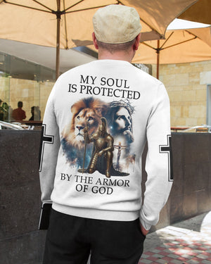 My Soul Is Protected By The Armor Of God All Over Print Sweater