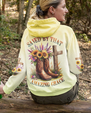 Saved By That Amazing Grace All Over Print Shirt