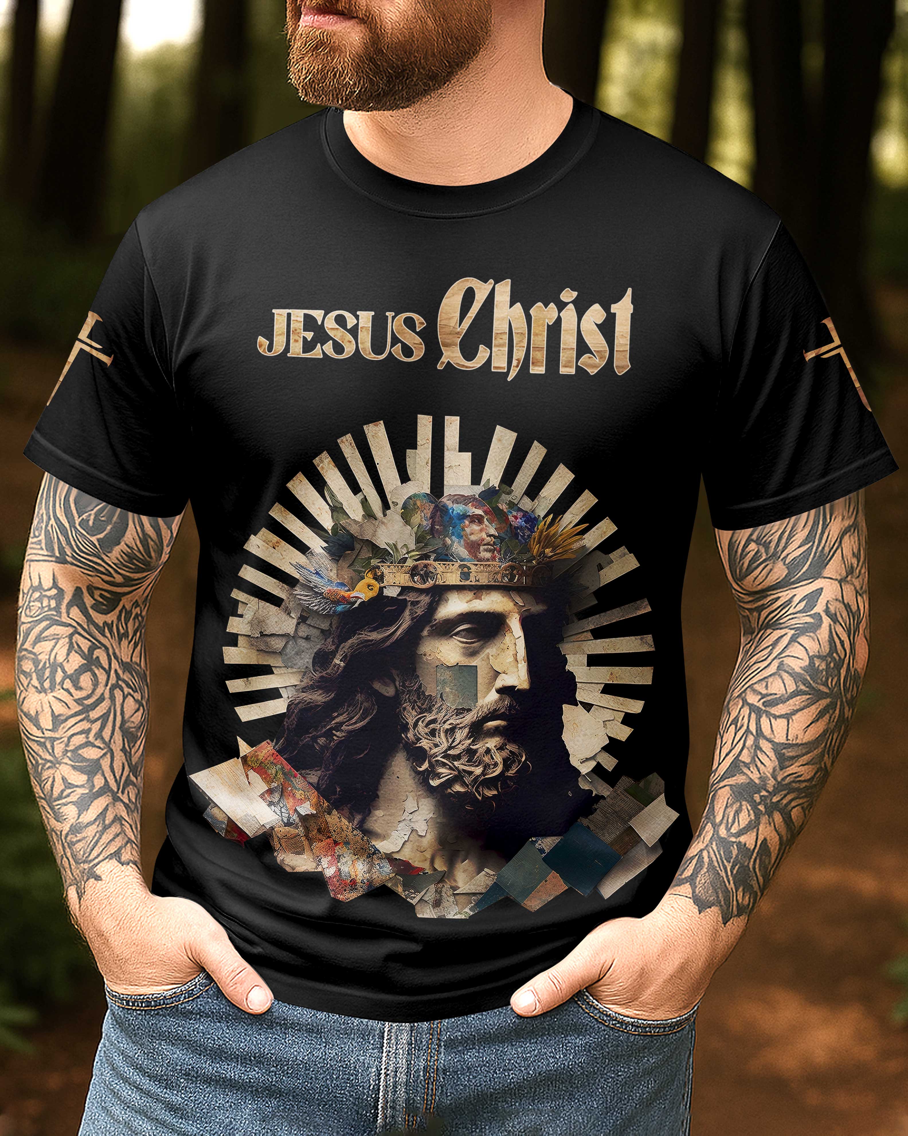 The Righteous Are Bold As A Lion All Over Print T-shirt