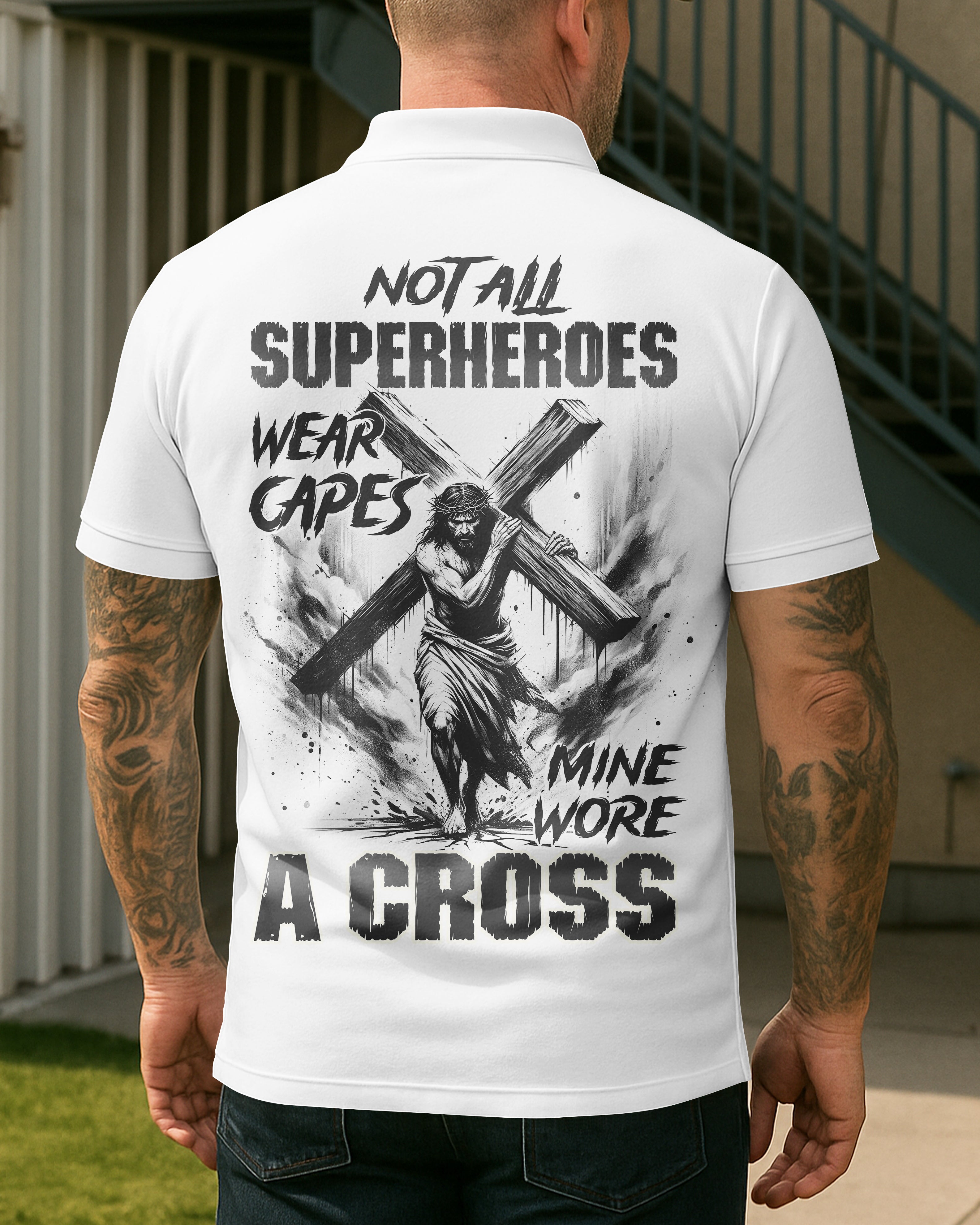 Not All Superheroes Wear Capes All Over Print Polo Shirt