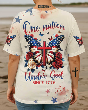 One Nation Under God All Over Print T-Shirt