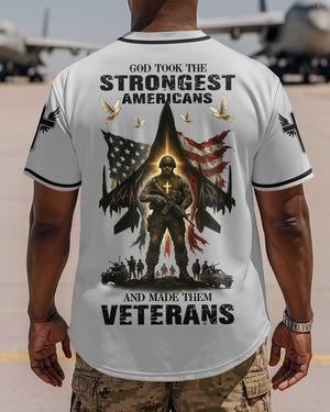 God Took The Strongest Americans All Over Print Jersey