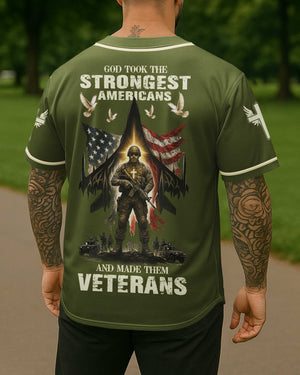God Took The Strongest Americans All Over Print Jersey