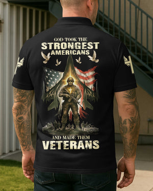 God Took The Strongest Americans Polo
