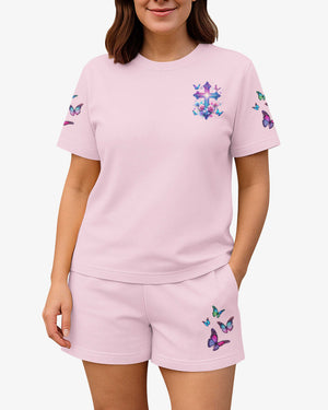 When Butterflies Appear Angels Are Near Women Casual Shorts