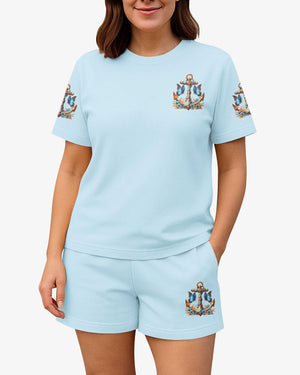 Jesus Is My Anchor Women Casual Shorts