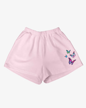 When Butterflies Appear Angels Are Near Women Casual Shorts