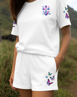 When Butterflies Appear Angels Are Near Women Casual Shorts