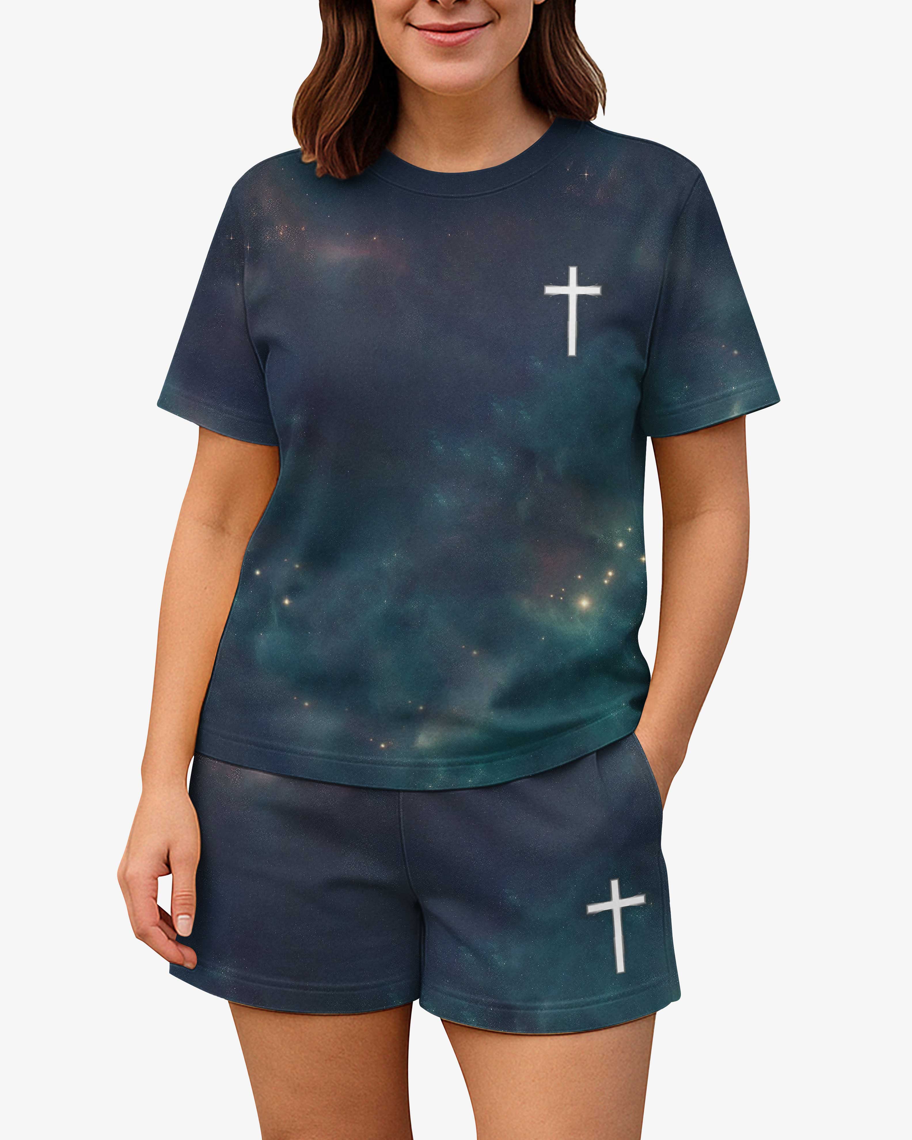 Christ In Me The Hope Of Glory Women Casual Shorts