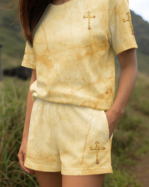 Be Still Before The Lord And Wait Patiently For Him Women Casual Shorts