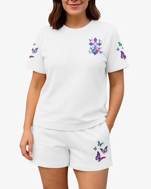 When Butterflies Appear Angels Are Near Women Casual Shorts