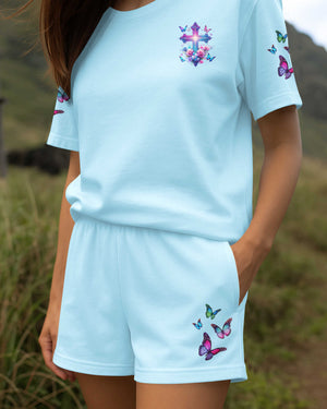 When Butterflies Appear Angels Are Near Women Casual Shorts