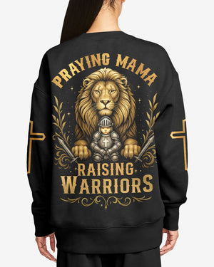 Praying Mama Raising Warriors All Over Print Sweater