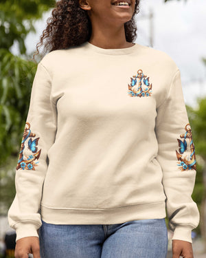 Jesus Is My Anchor All Over Print Sweater