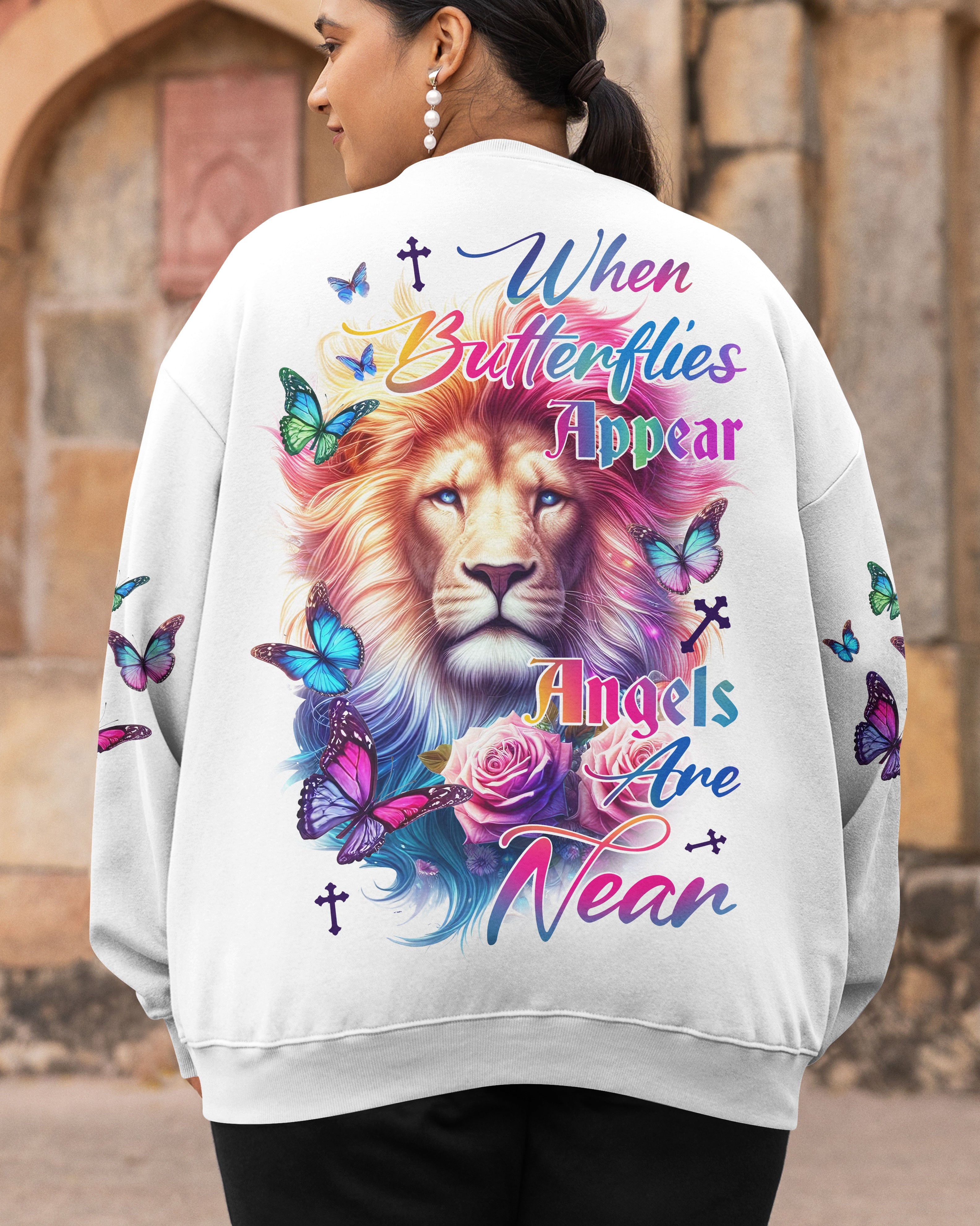 When Butterflies Appear Sweater