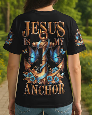 Jesus Is My Anchor All Over Print T-shirt