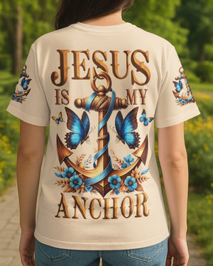 Jesus Is My Anchor All Over Print T-shirt