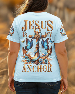 Jesus Is My Anchor All Over Print T-shirt