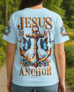 Jesus Is My Anchor All Over Print T-shirt