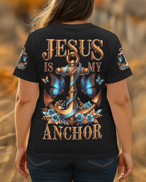 Jesus Is My Anchor All Over Print T-shirt