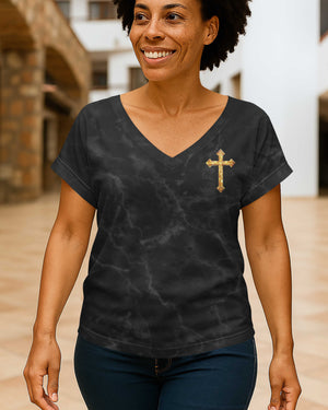 Be Still Before The Lord And Wait Patiently For Him All Over Print T-Shirt