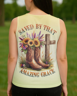 Saved By That Amazing Grace All Over Print Shirt