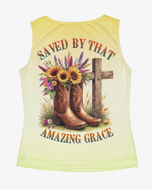 Saved By That Amazing Grace All Over Print Shirt
