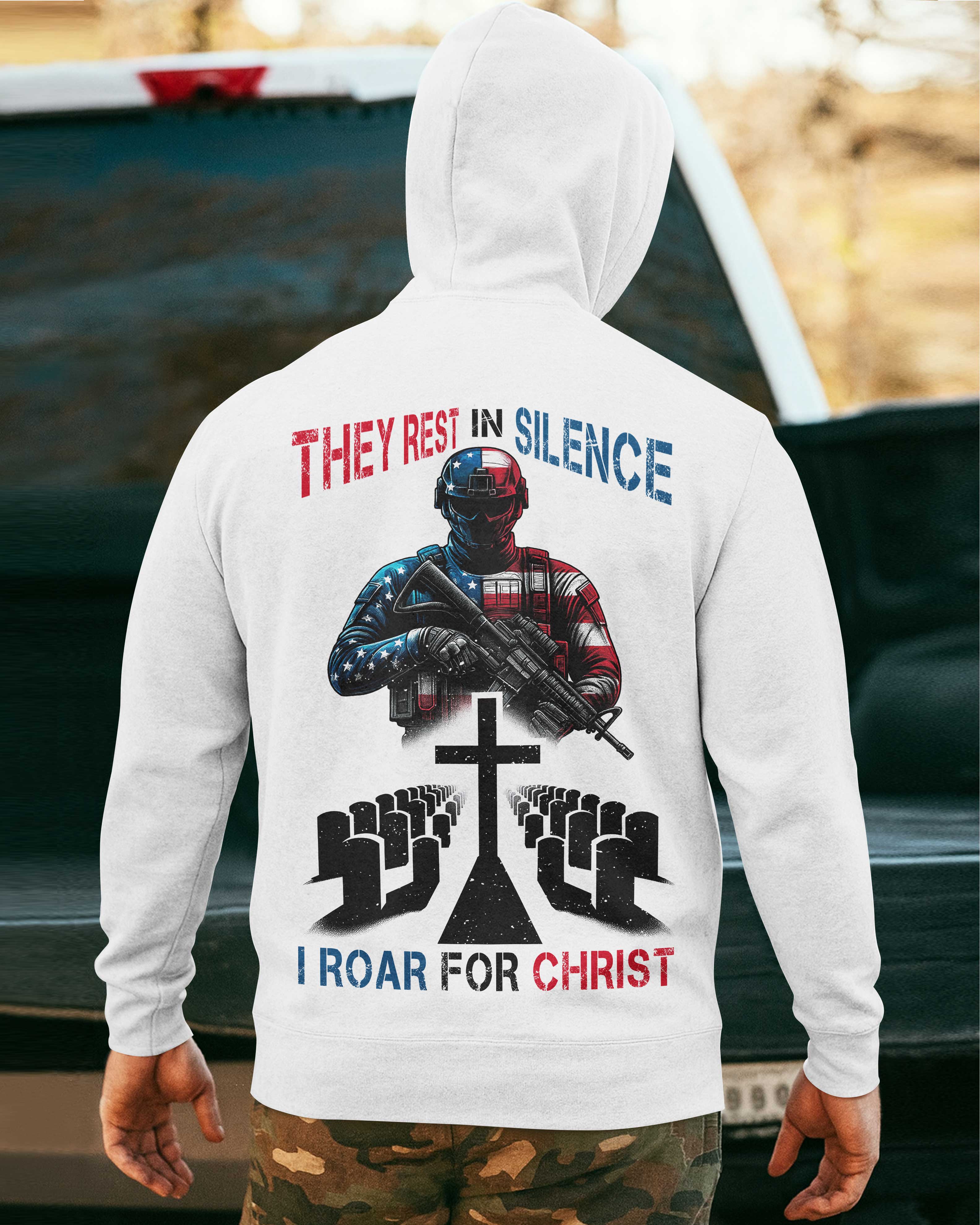 They Rest In Silence All Over Print Hoodie