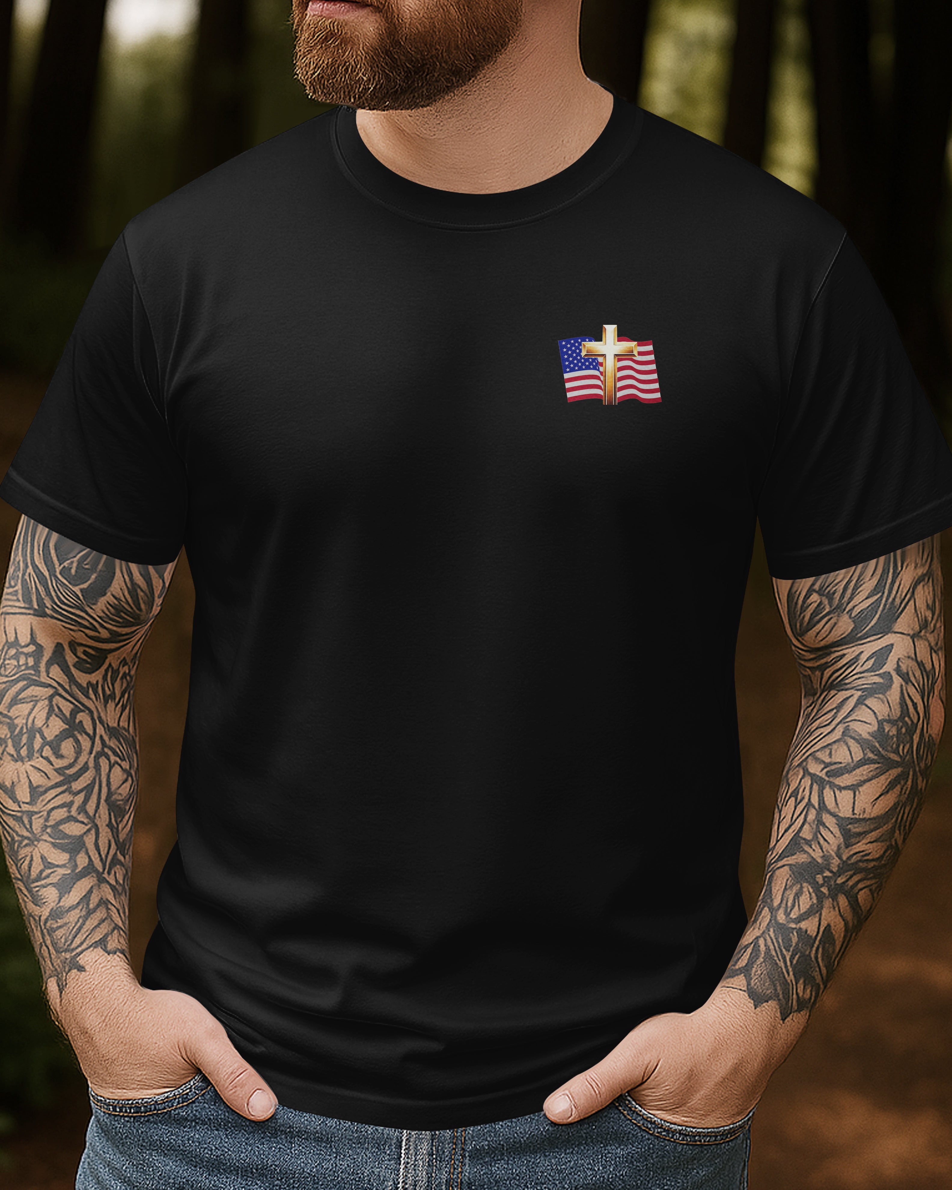 One Nation Under God All Over Print T-shirt1