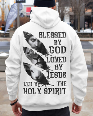 Blessed By God Loved By Jesus Led By The Holy Spirit Shirt