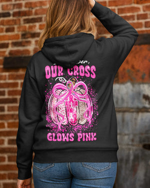 In October Our Cross Glows Pink Hoodie