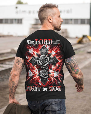 The Lord Will Fight For You All Over Print T-shirt