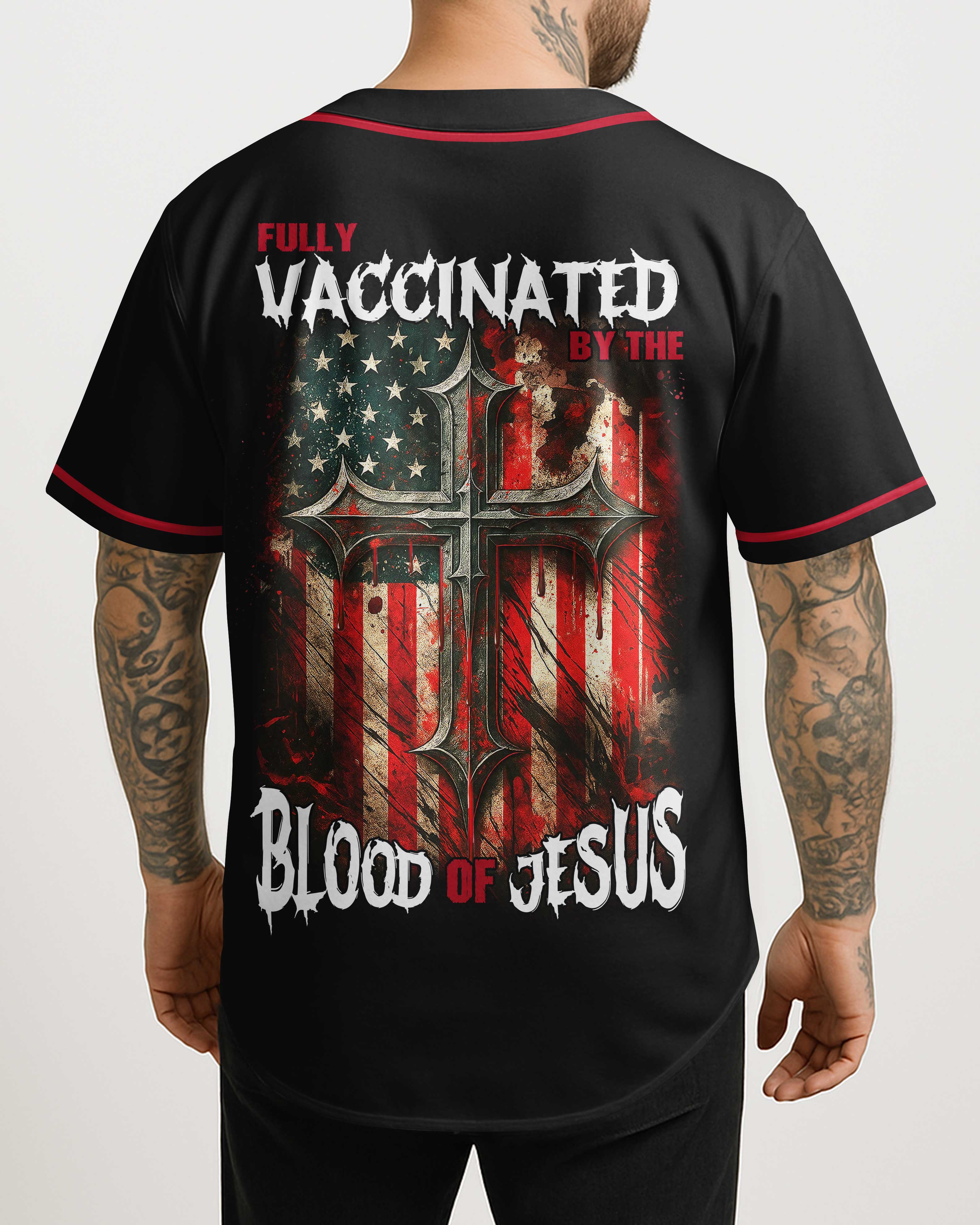 Fully Vaccinated All Over Print Jersey