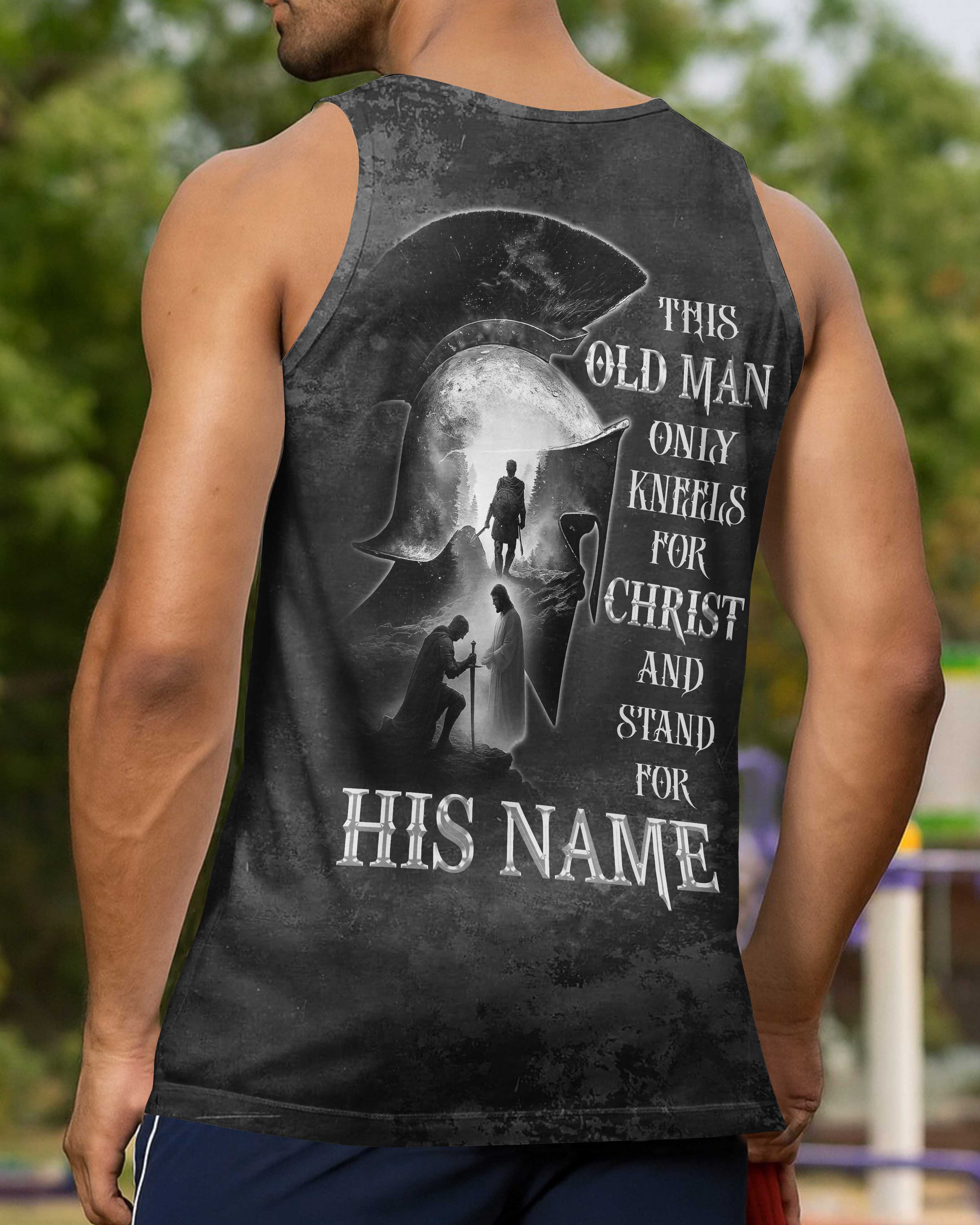 Kneel for Christ and Stand For His Name Shirt
