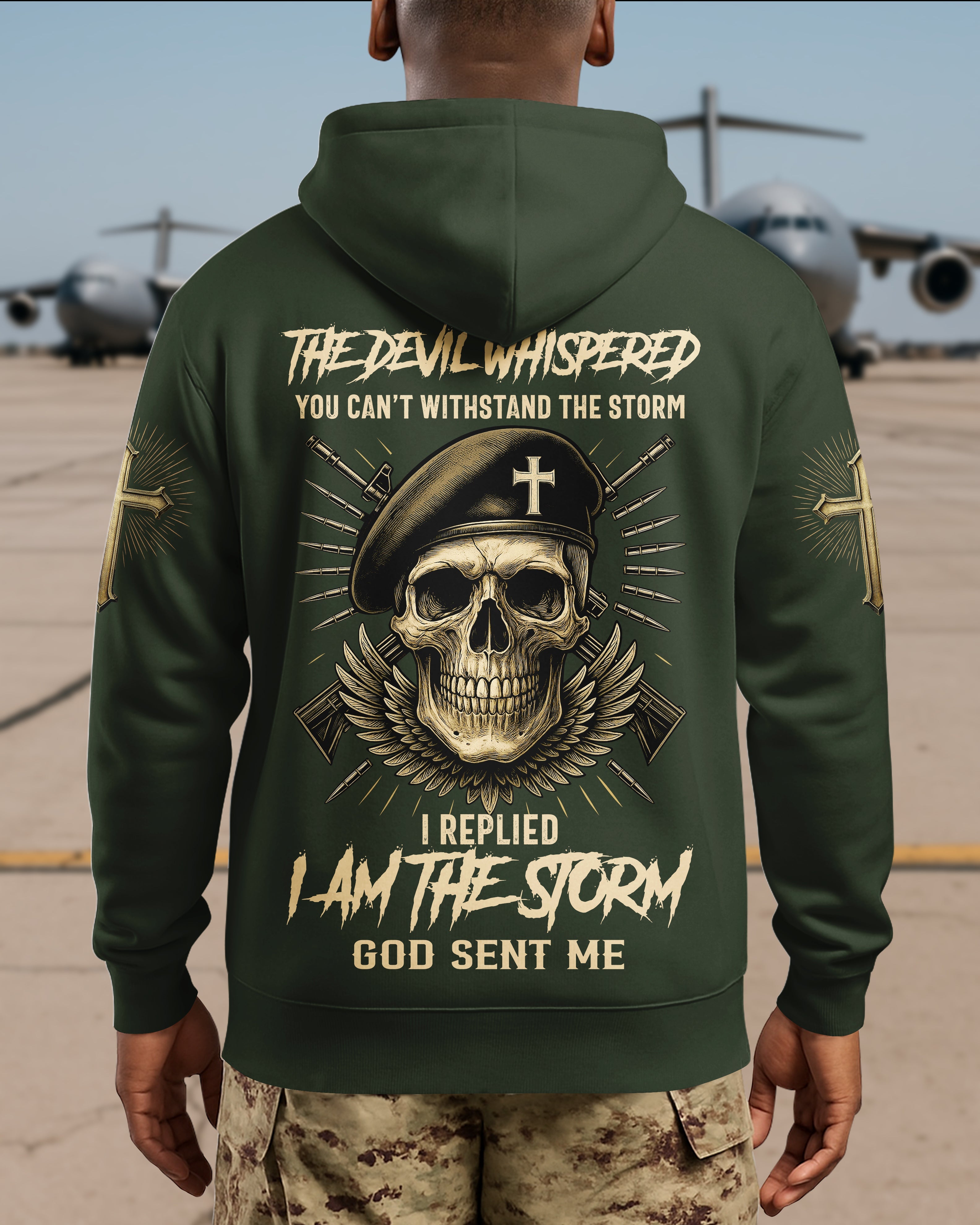 The Devil Whispered You Can't Withstand The Storm Shirt