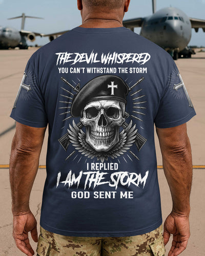 The Devil Whispered You Can't Withstand The Storm Shirt