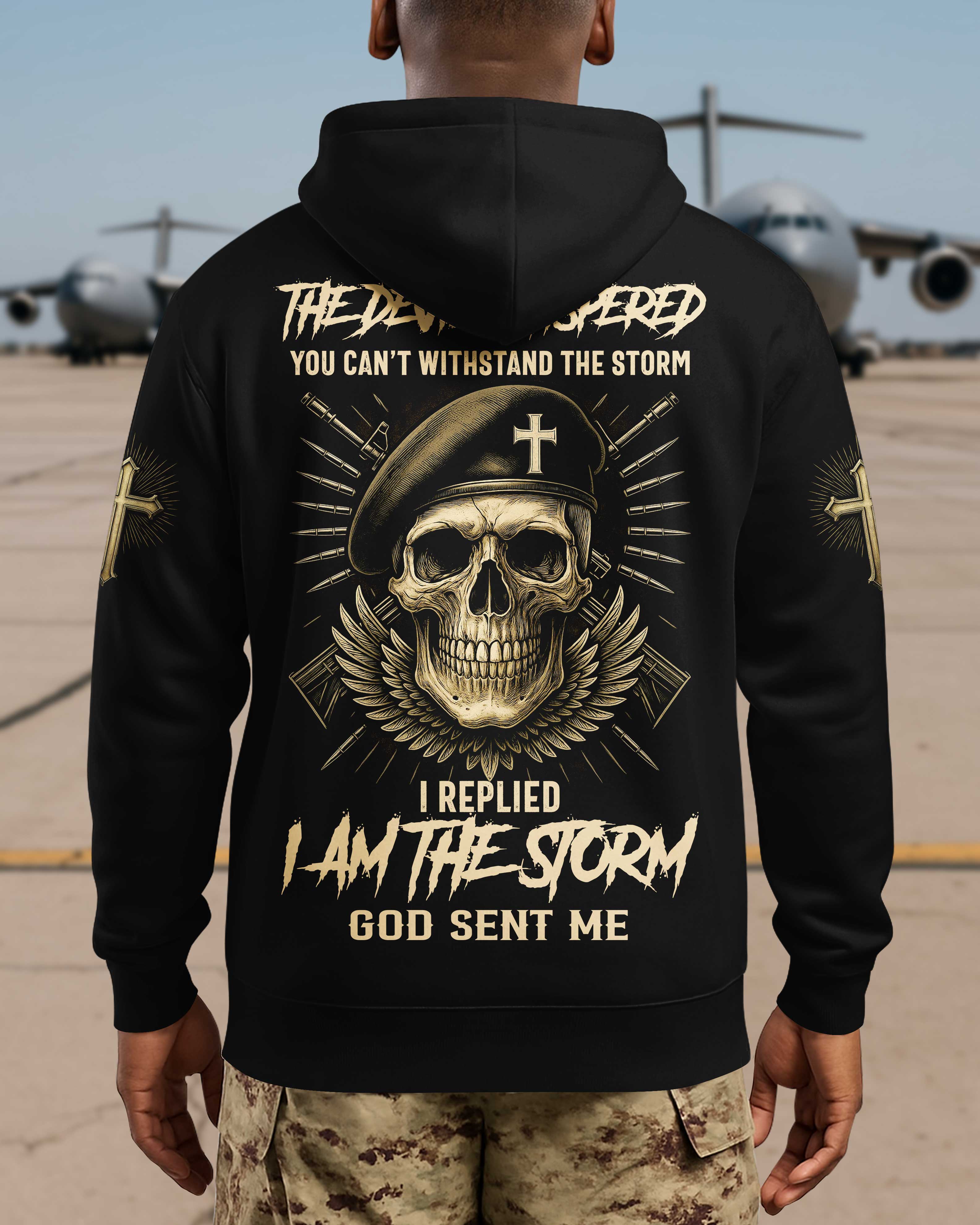 The Devil Whispered You Can’t Withstand The Storm Shirt