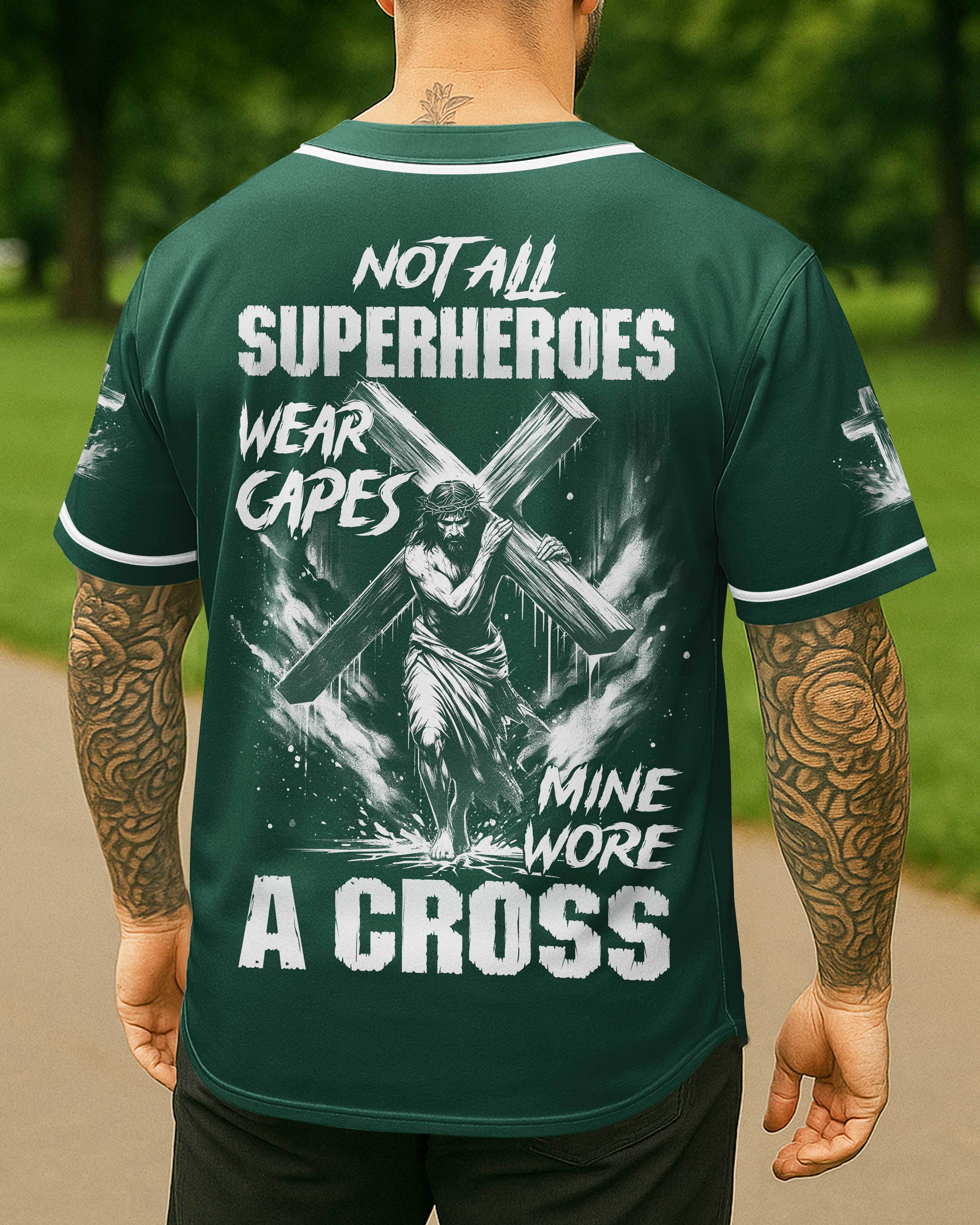 Not All Superheroes Wear Capes All Over Print Jersey