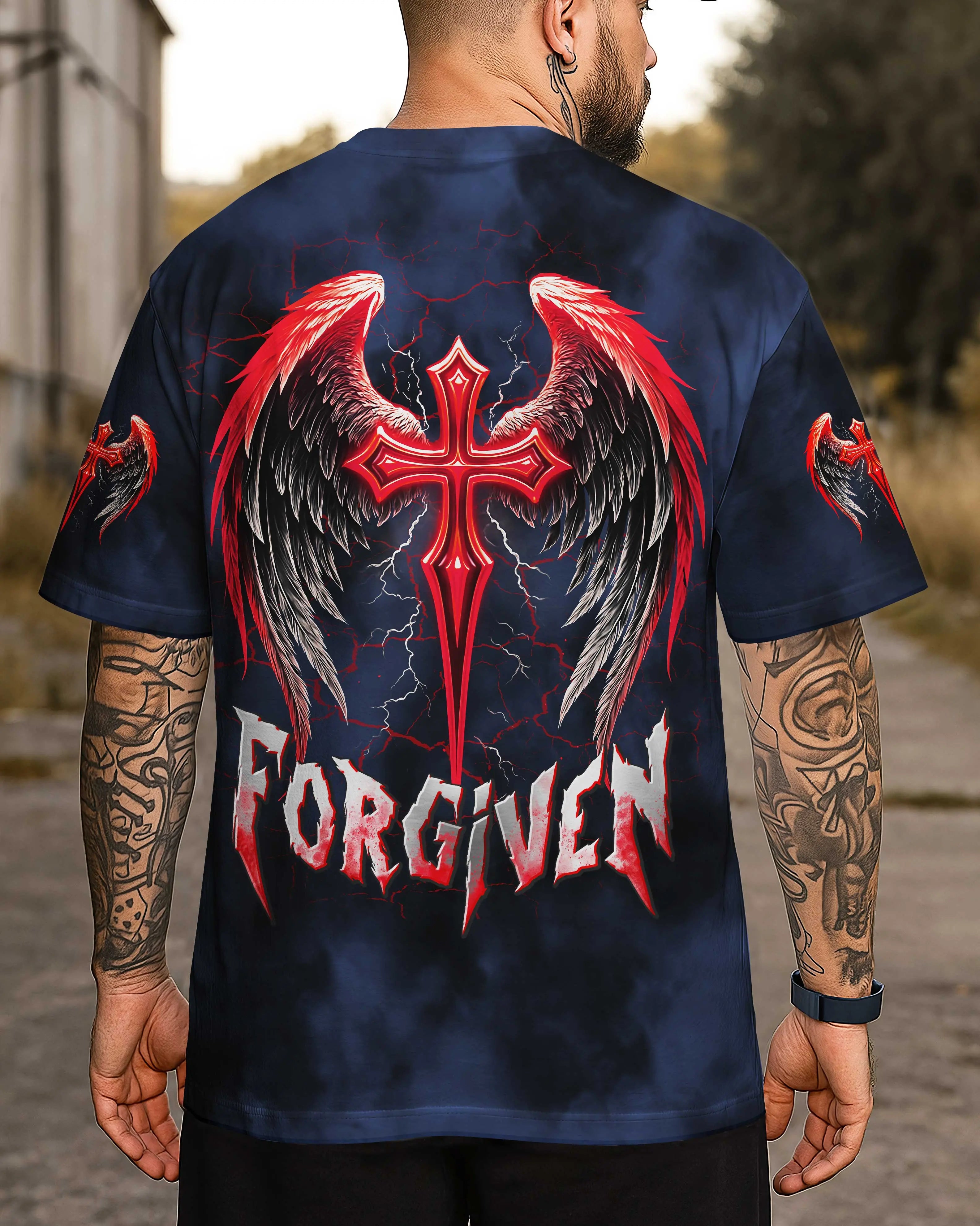 Forgiven All Over Print T-Shirt