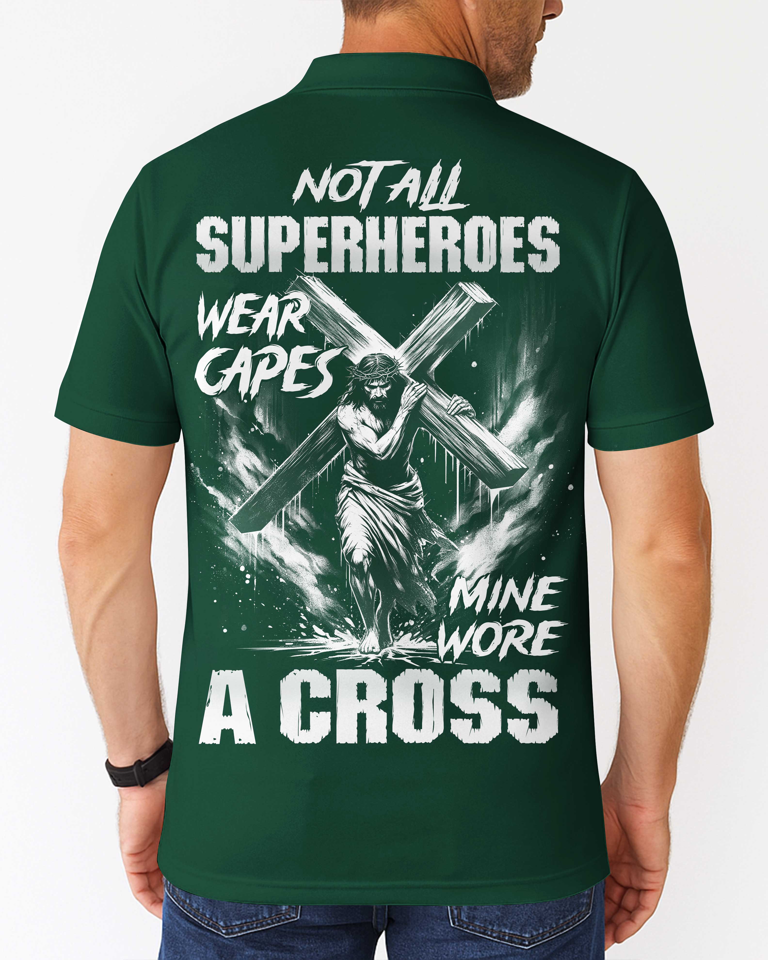 Not All Superheroes Wear Capes All Over Print Polo Shirt