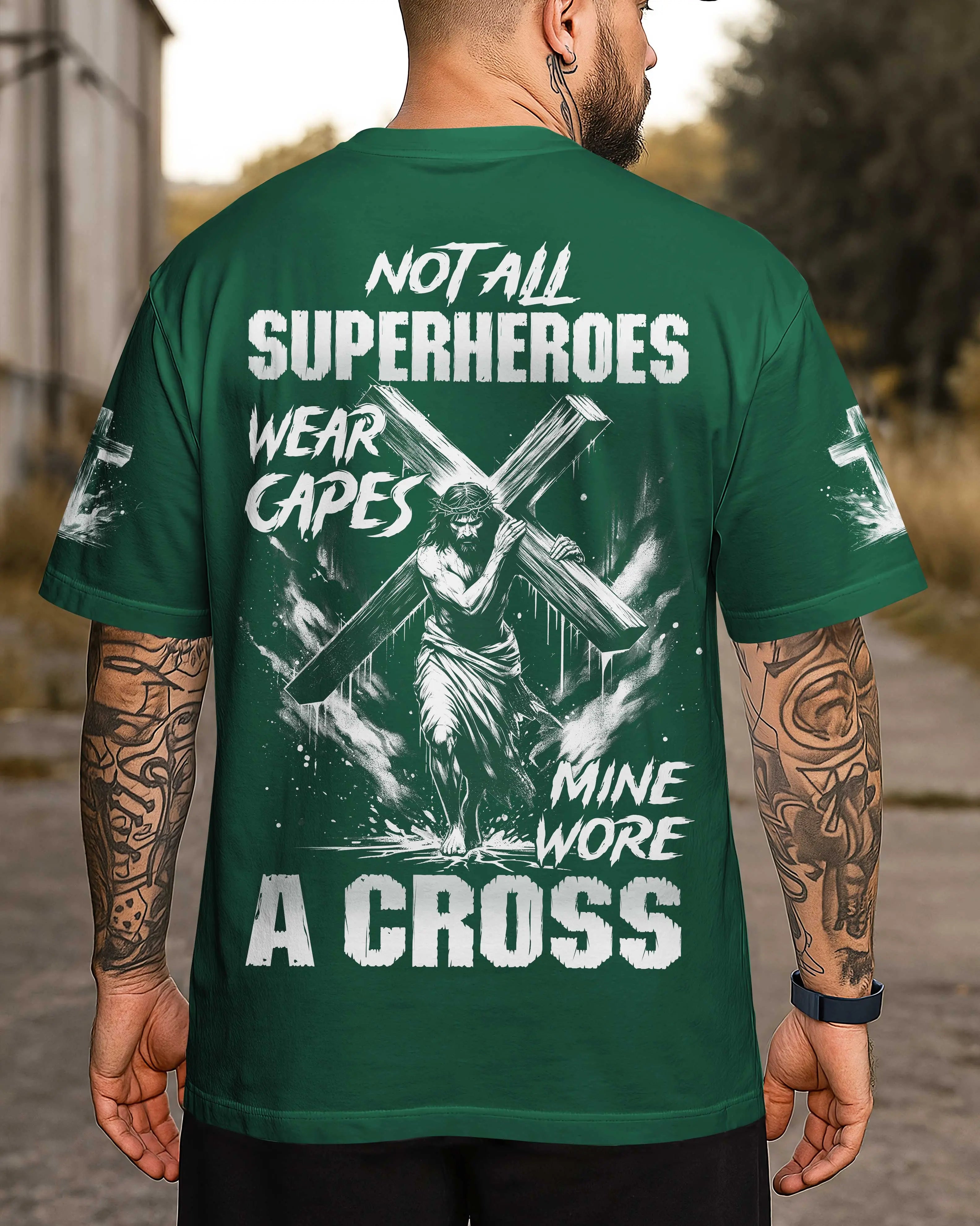 Not All Superheroes Wear Capes All Over Print T-Shirt