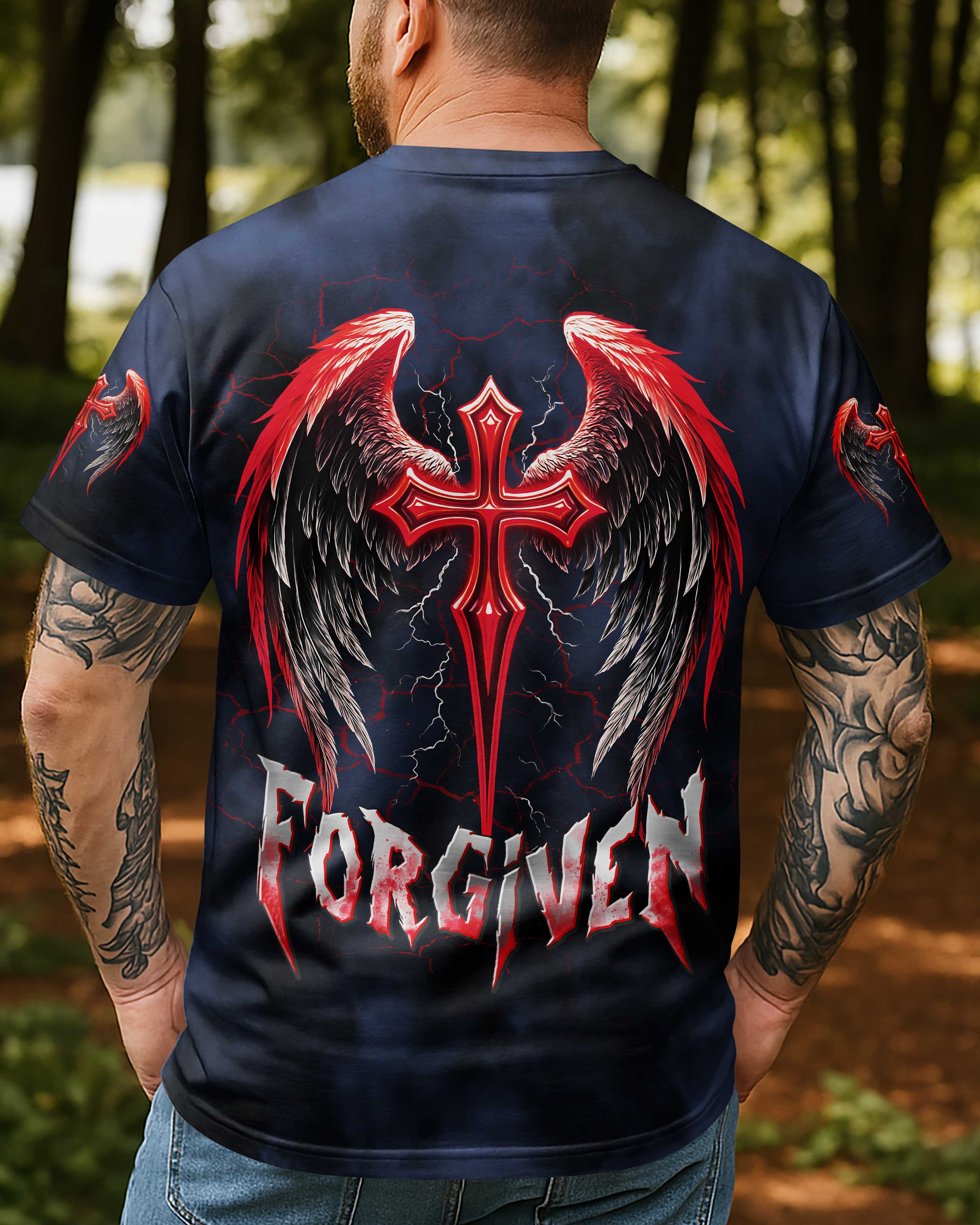 Forgiven All Over Print T-Shirt1