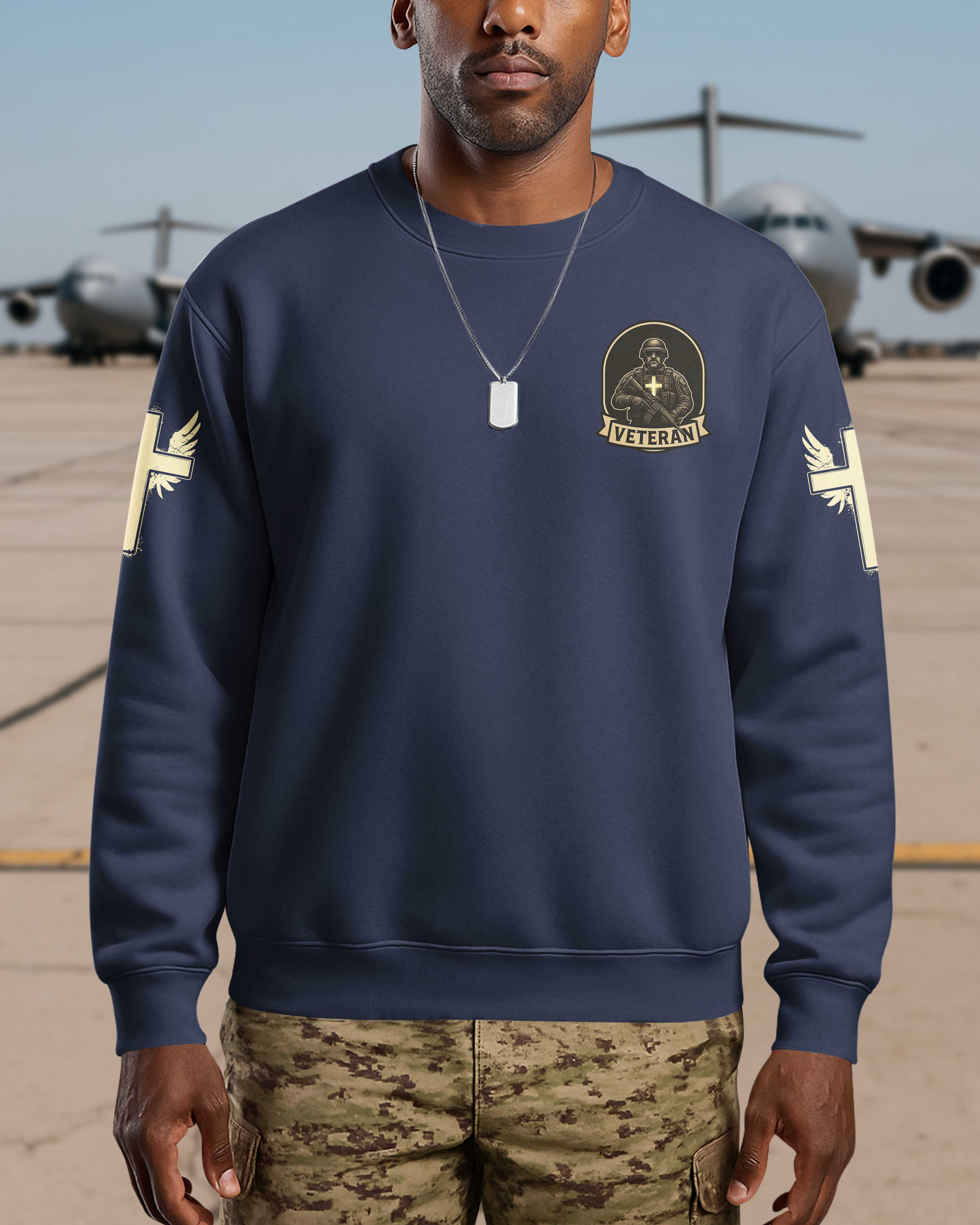 God Took The Strongest Americans All Over Print Sweater