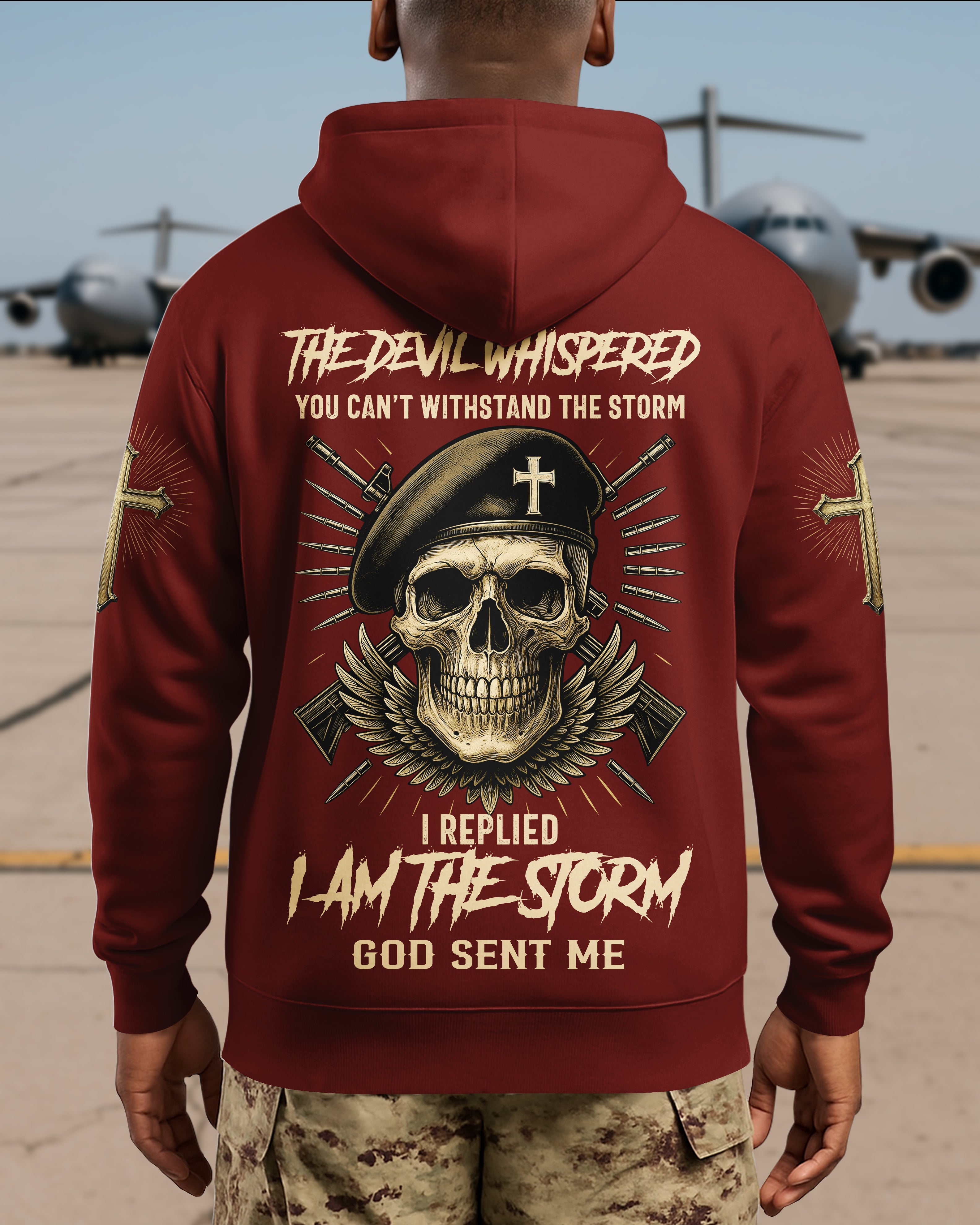 The Devil Whispered You Can't Withstand The Storm Shirt