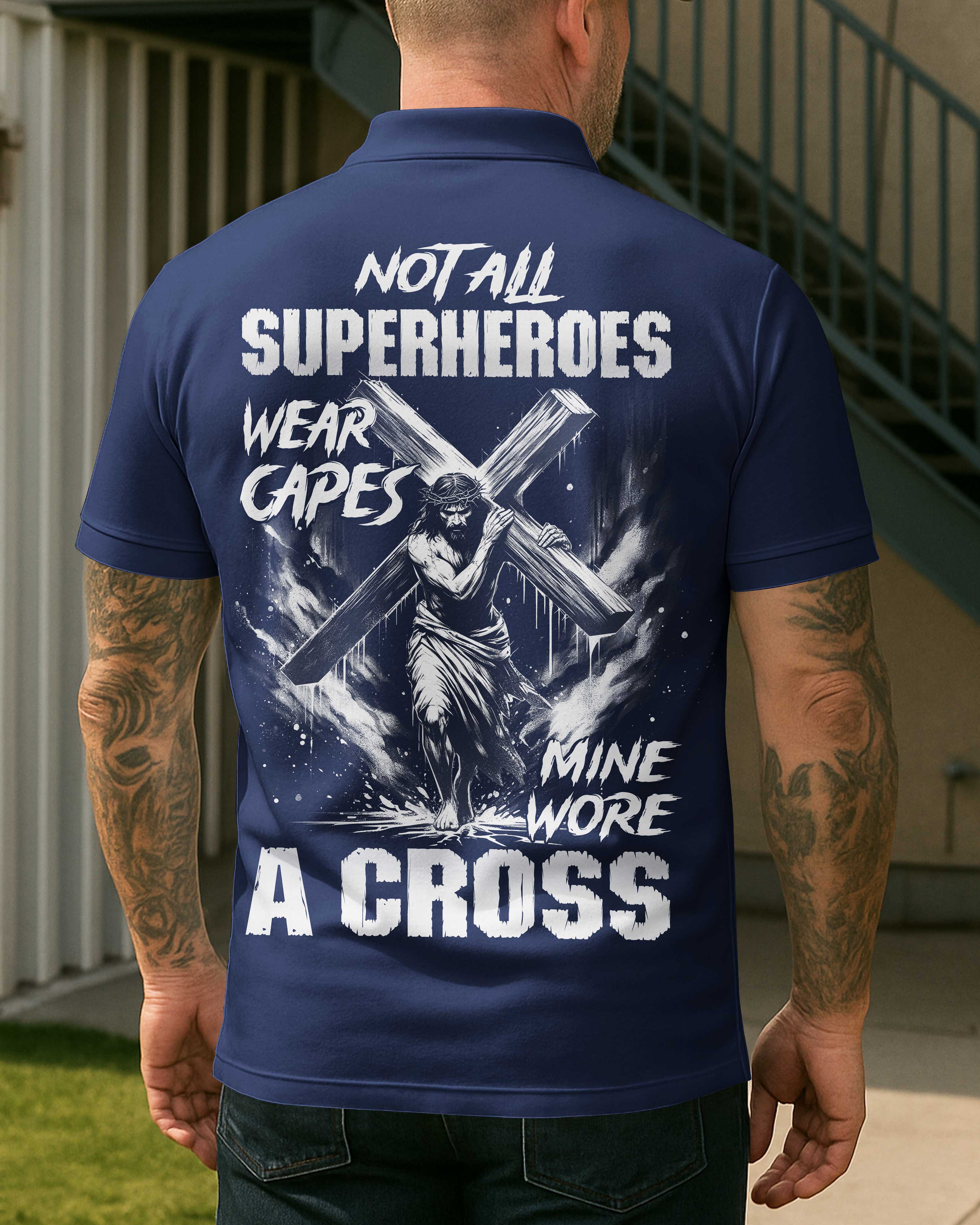 Not All Superheroes Wear Capes All Over Print Polo Shirt